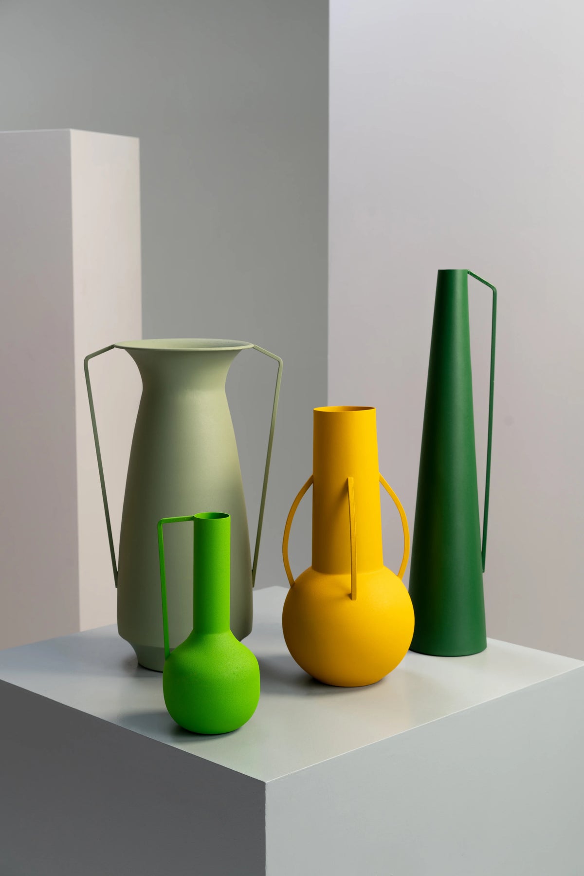 
Design Vasen-Set „Roman“ - Green
