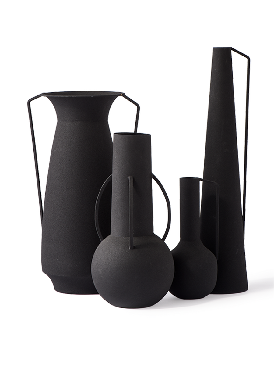 
Design Vasen-Set „Roman“ - Schwarz