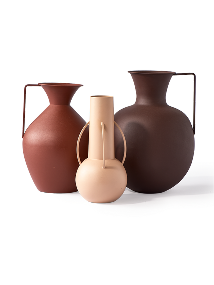 
Design Vasen-Set „Roman“ - Brown