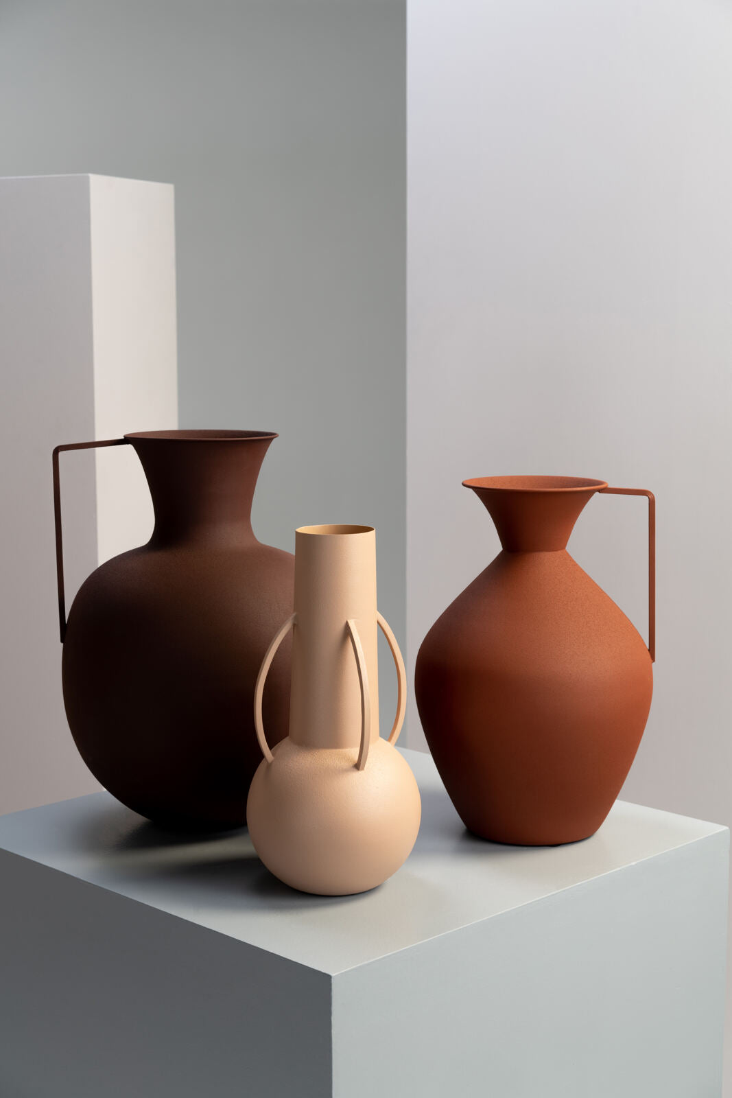 
Design Vasen-Set „Roman“ - Brown