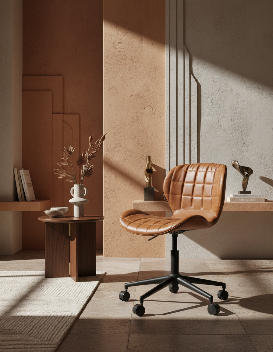 
Chaise de bureau design « OMG » - Similicuir