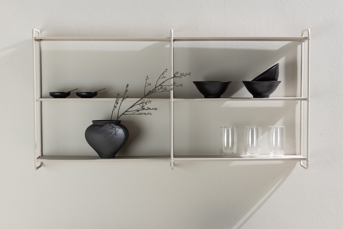
Grande étagère murale design « Lyon » - Beige