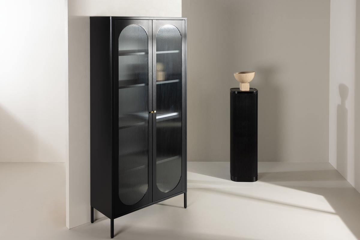 
"Lima" Metal Display Cabinet - Black