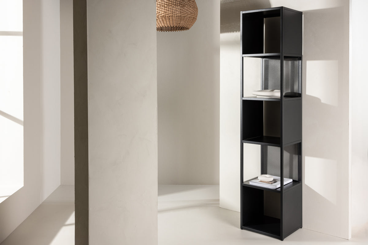 
Design Regal „Buenos Aires“ aus Metall - Schwarz