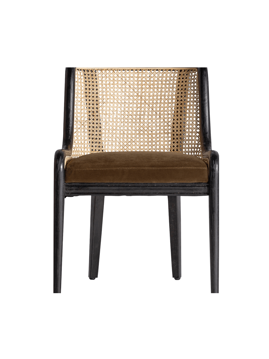 
Design Stuhl „Velburg“ mit Wiener Geflecht