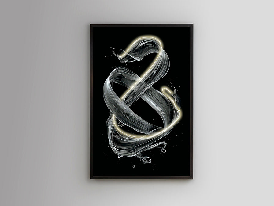 
Design Wandbild „Cinetic“ mit LED-Beleuchtung