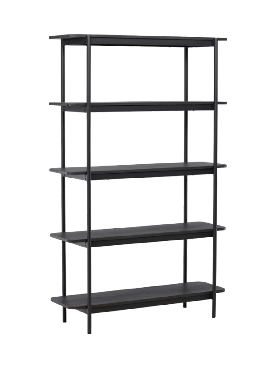 
Design Regal „Heymo“ 120 x 190 cm - Schwarz