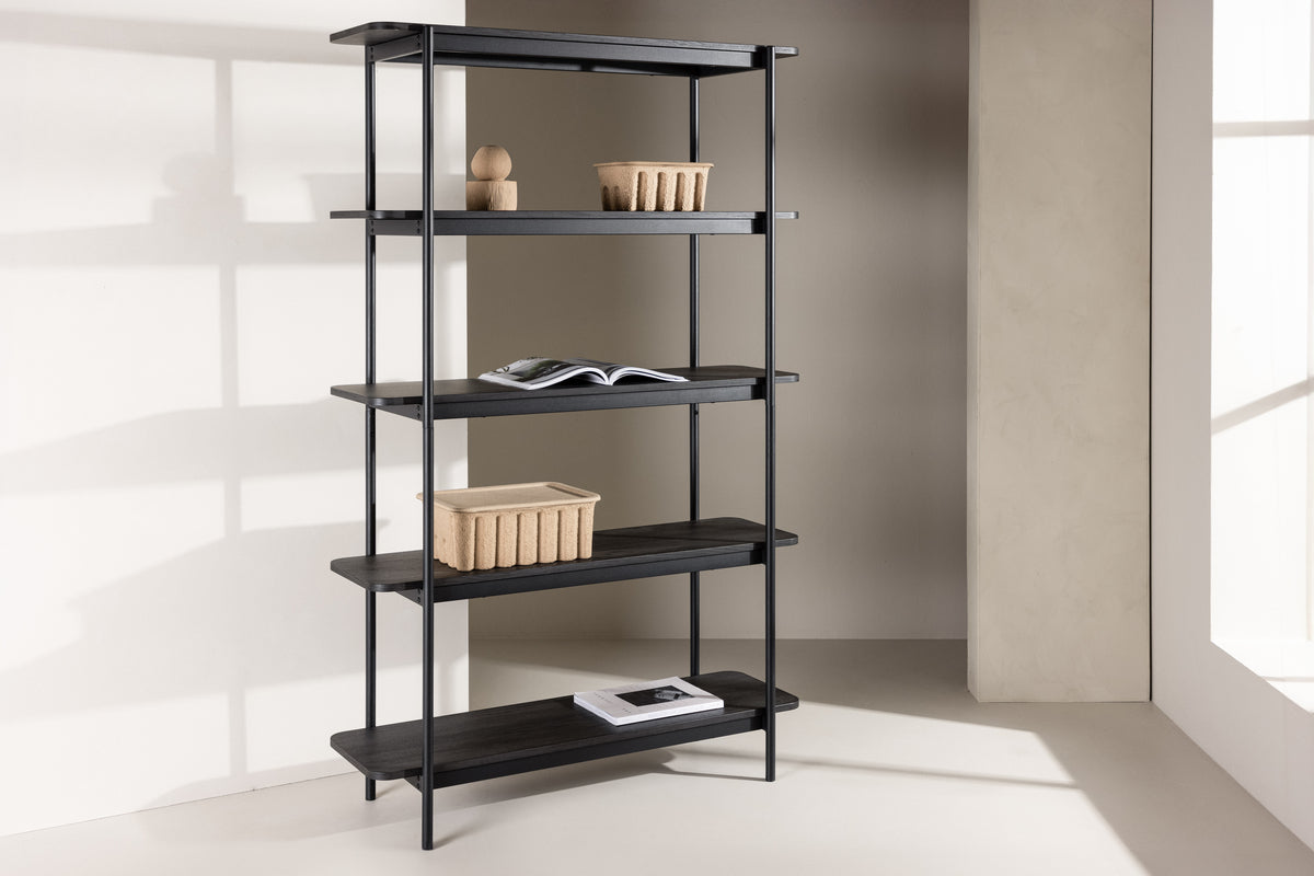 
Design Regal „Heymo“ 120 x 190 cm - Schwarz