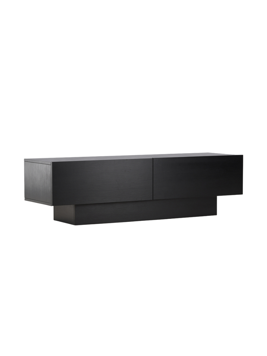 
Meuble bas design « Cuenca » - Noir