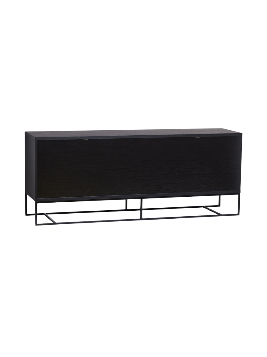 
Credenza di design «Endness» con ante scorrevoli - Rovere Nero