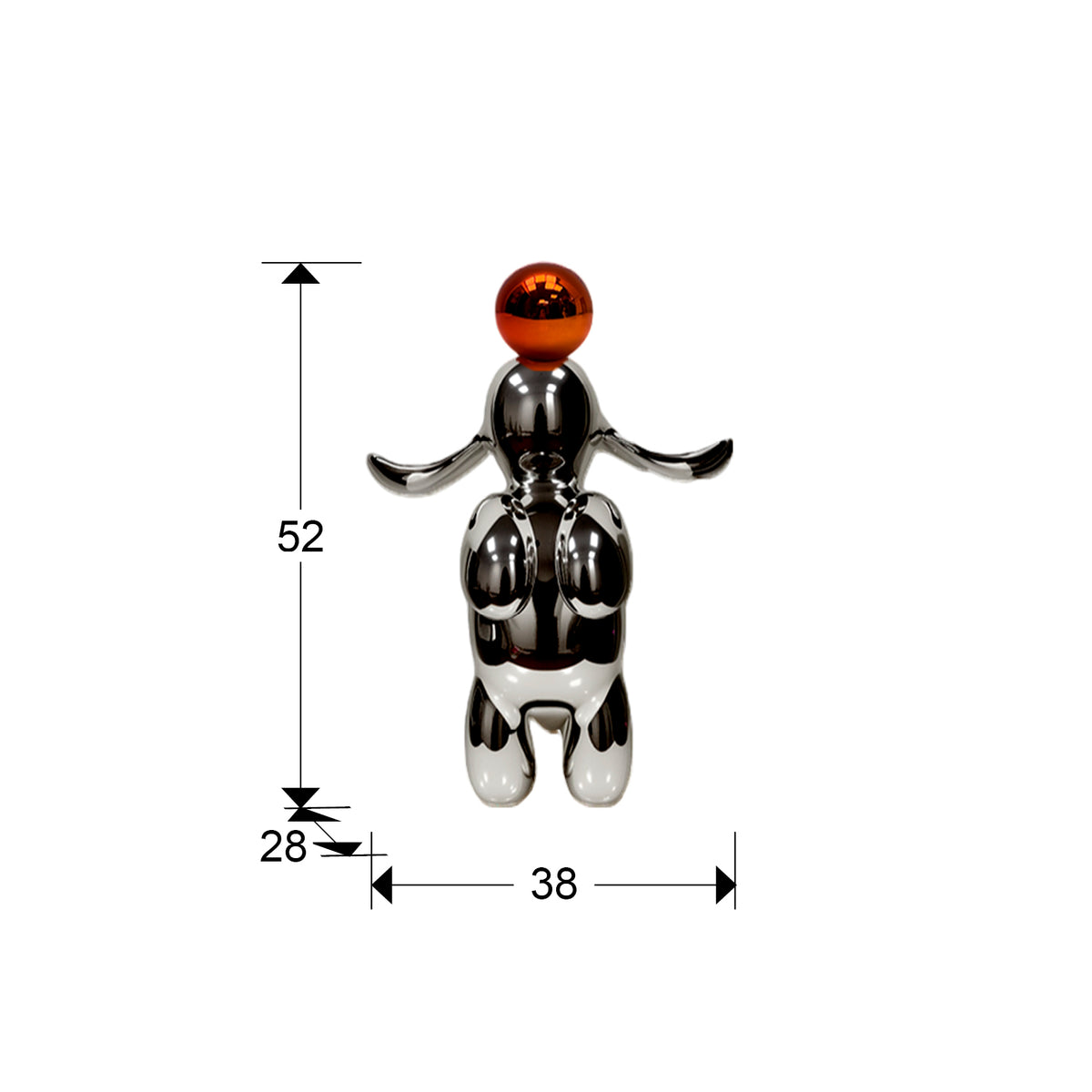 
Large designer decorative object “Conejo” - Large: 52 x 38 x 28 cm