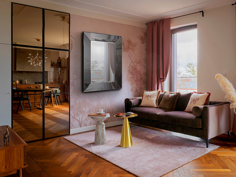 
Grand miroir mural design « Roma » - 81 x 110 cm