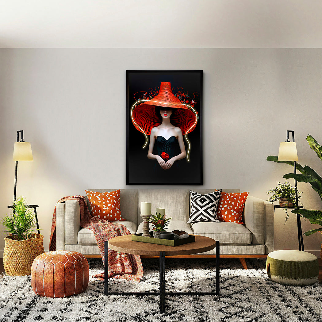 
Quadro da parete di design “Tocado” con illuminazione LED