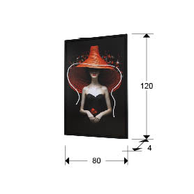 
Quadro da parete di design “Tocado” con illuminazione LED