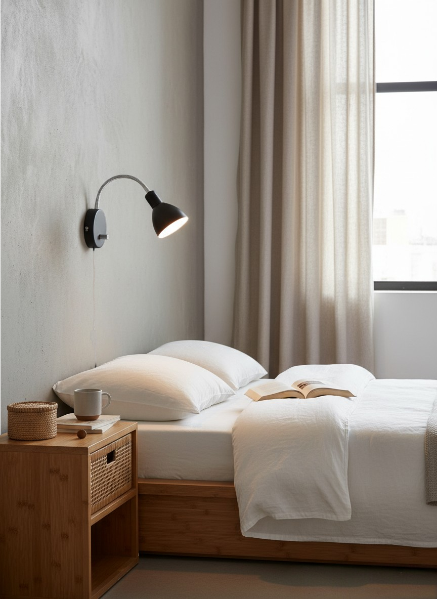 
Designer Wall Lamp "Denver" - Black