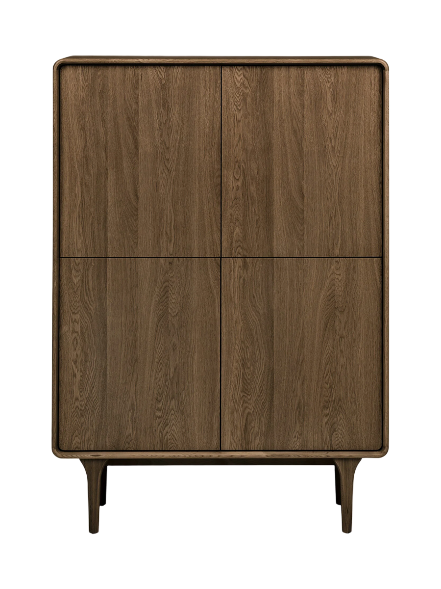 
Mobile alto di design «Darwin» - Rovere Marrone scuro