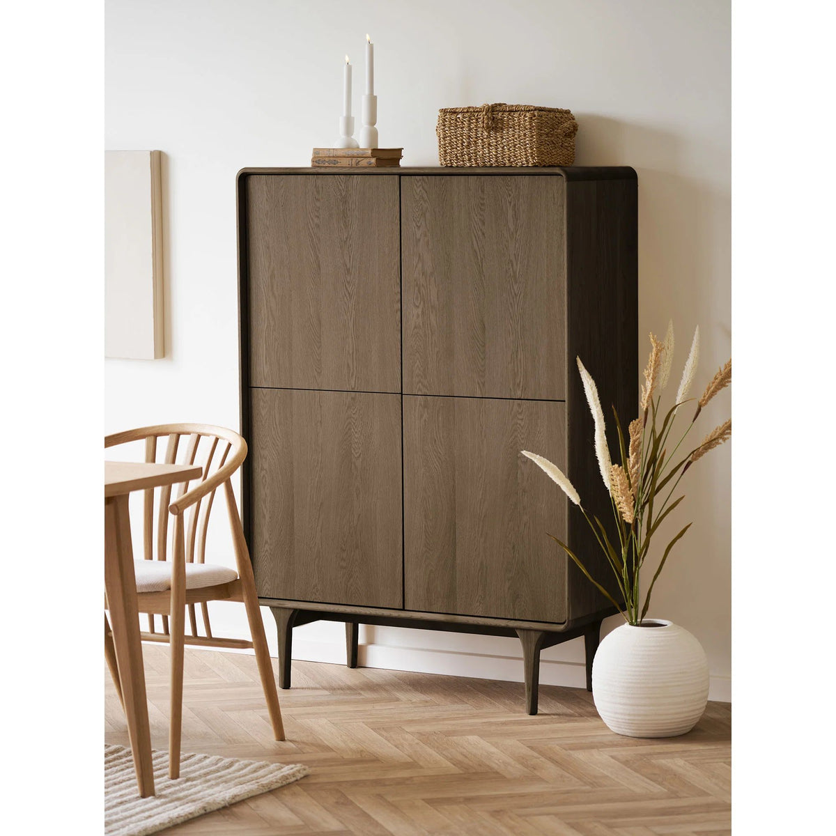 
Mobile alto di design «Darwin» - Rovere Marrone scuro
