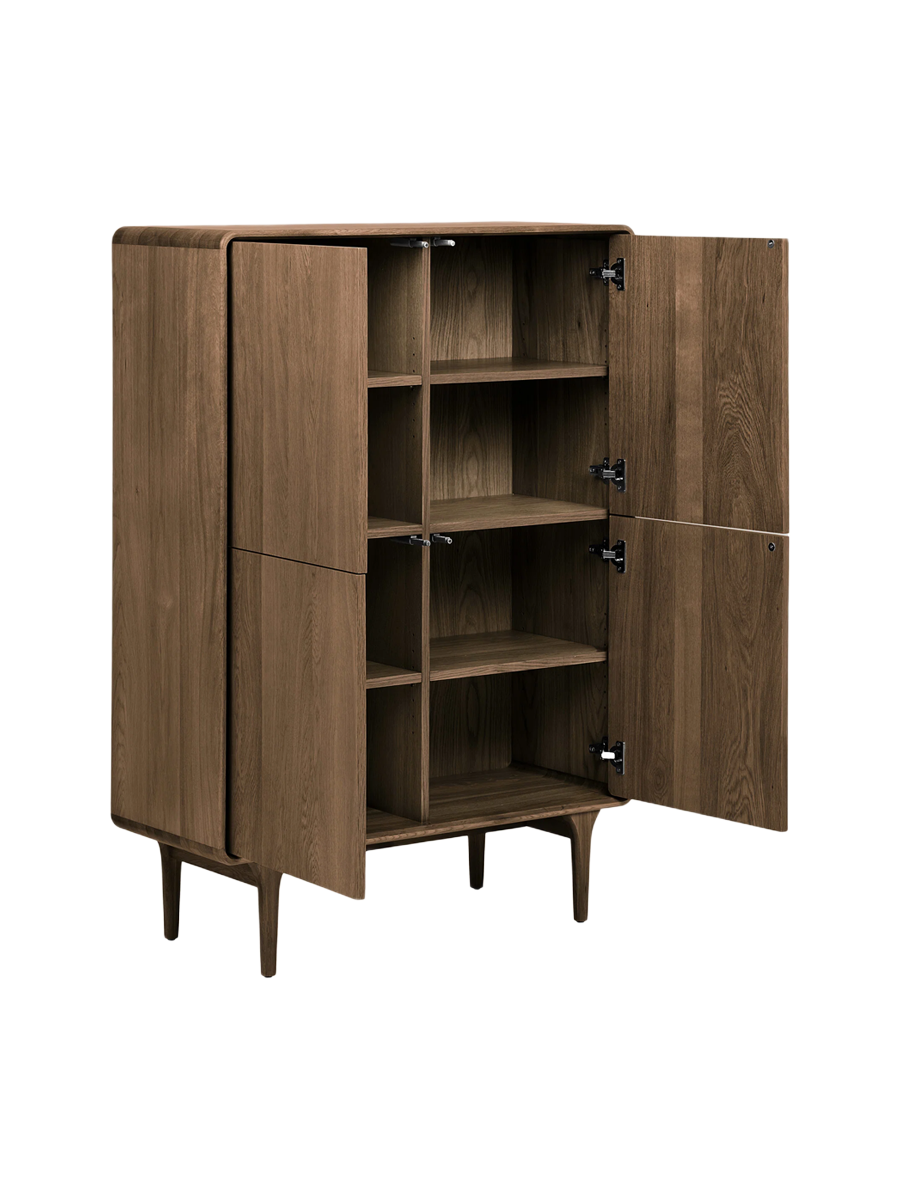 
Mobile alto di design «Darwin» - Rovere Marrone scuro