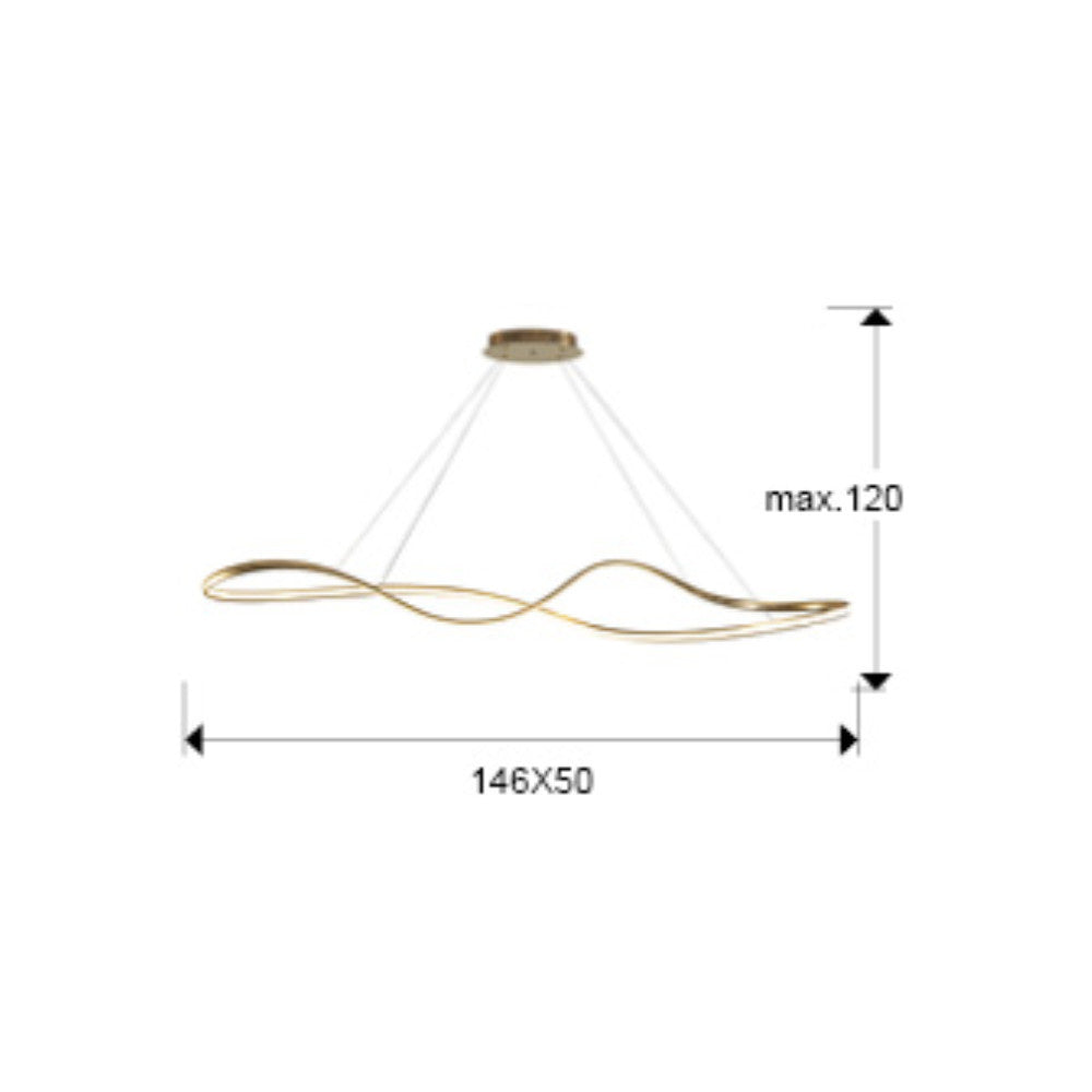 
Lampada a sospensione LED di design „Lia“ con telecomando