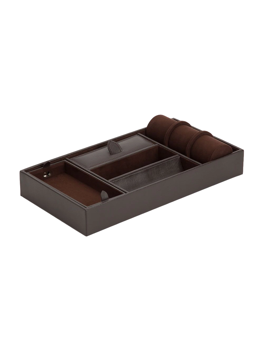 
Noble Genuine Leather Tray "Blake" - Brown