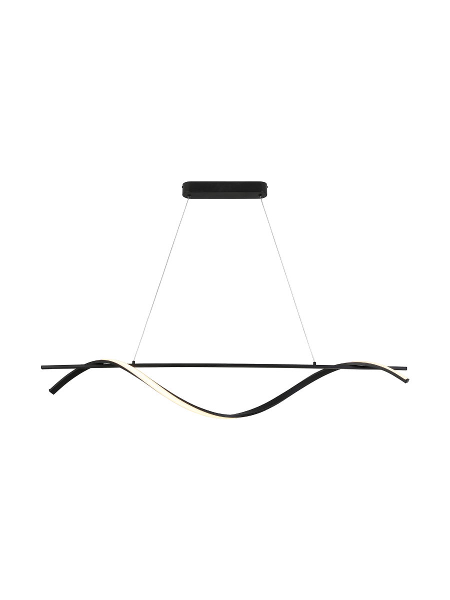
LED designer pendant light “Boa” with remote control