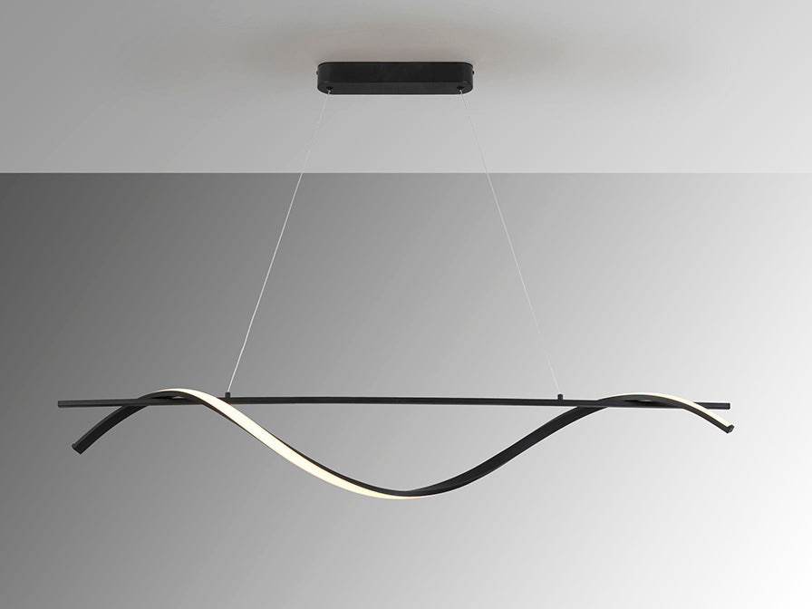 
Lampada a sospensione di design a LED «Boa» con telecomando