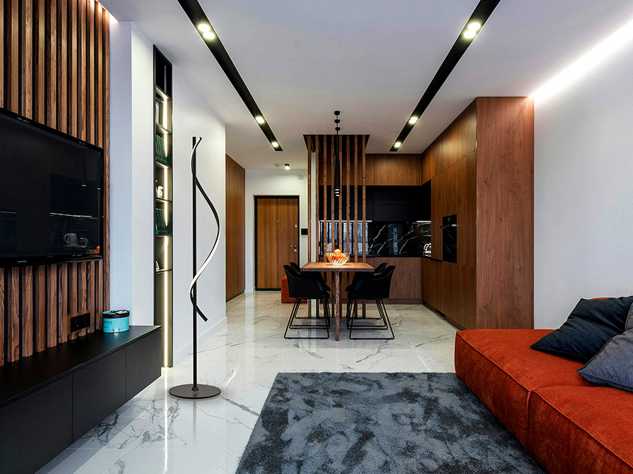 
Lampada da terra di design a LED «Boa»