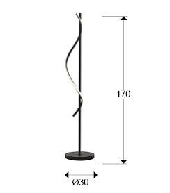 
Lampada da terra di design a LED «Boa»