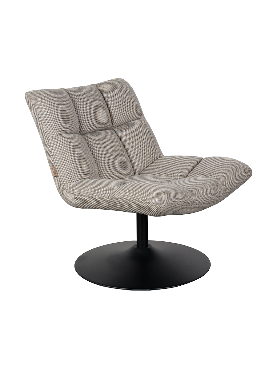 
Poltrona girevole di design «Bar» - Grigio chiaro