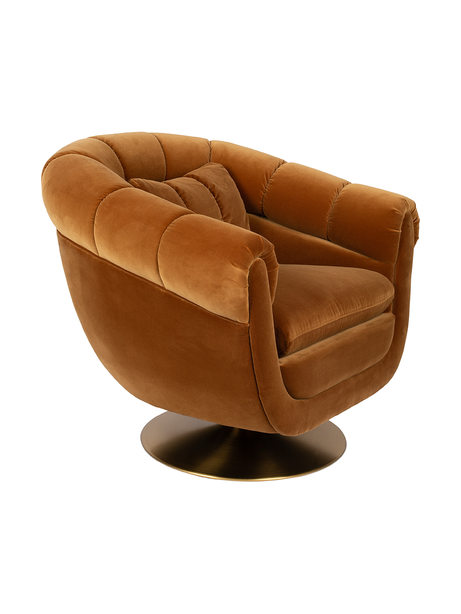 
Poltrona lounge girevole «Member» - Whisky