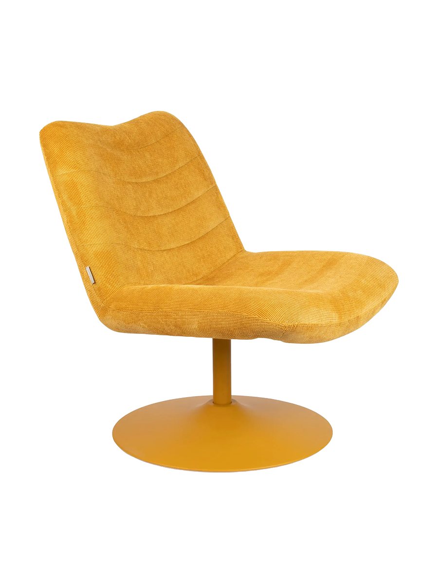 
Poltrona lounge di design girevole „Bubba“ - Ocra