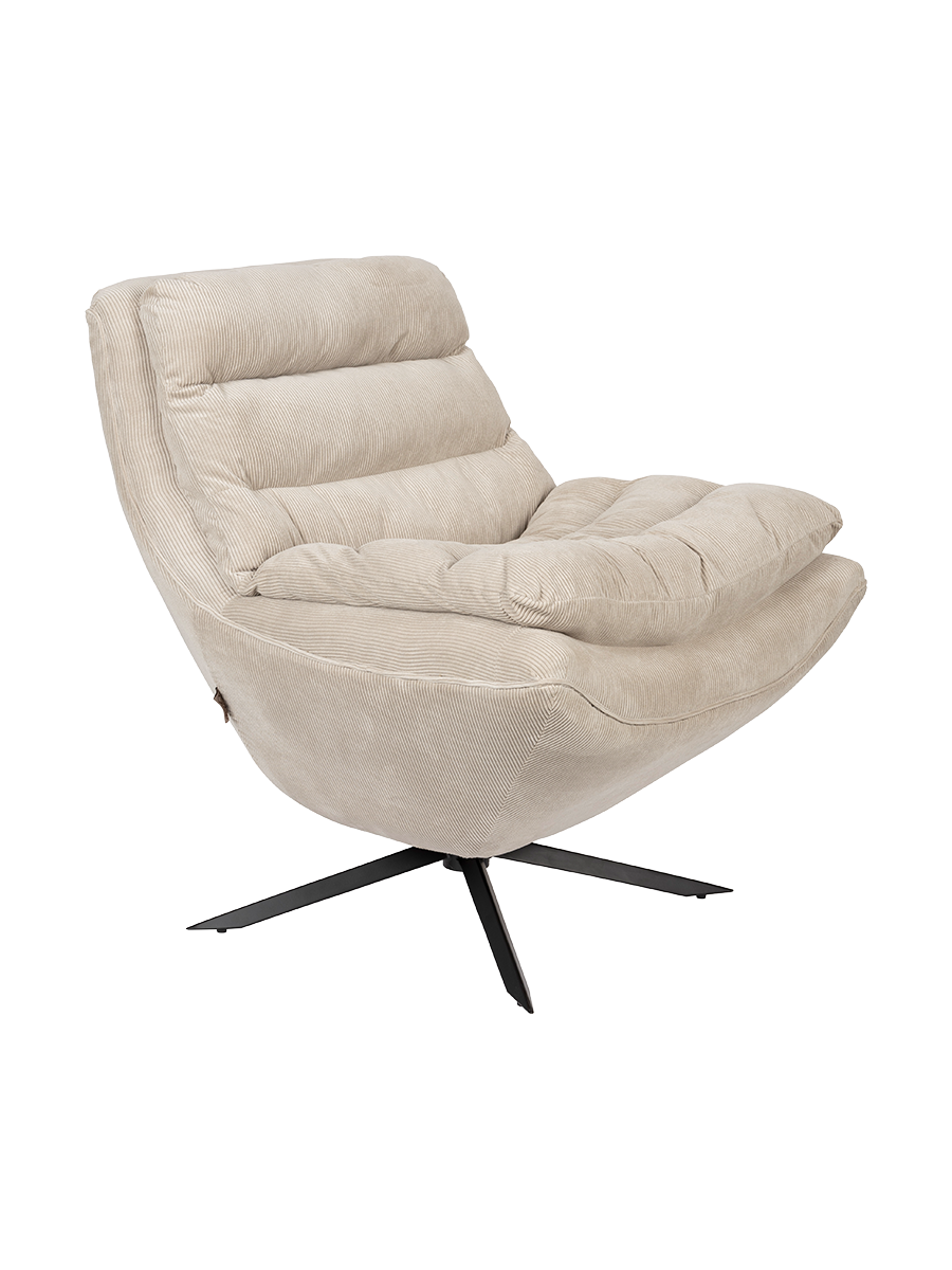 
Poltrona lounge di design «Vince» - Beige