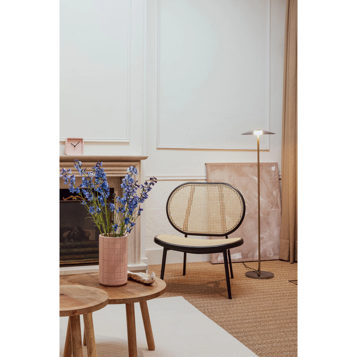 
Poltrona lounge di design «Spike» - Naturale / tutto Webbing