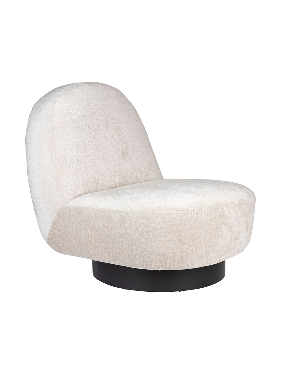 
Poltrona lounge di design girevole „Eden“ - Sabbia