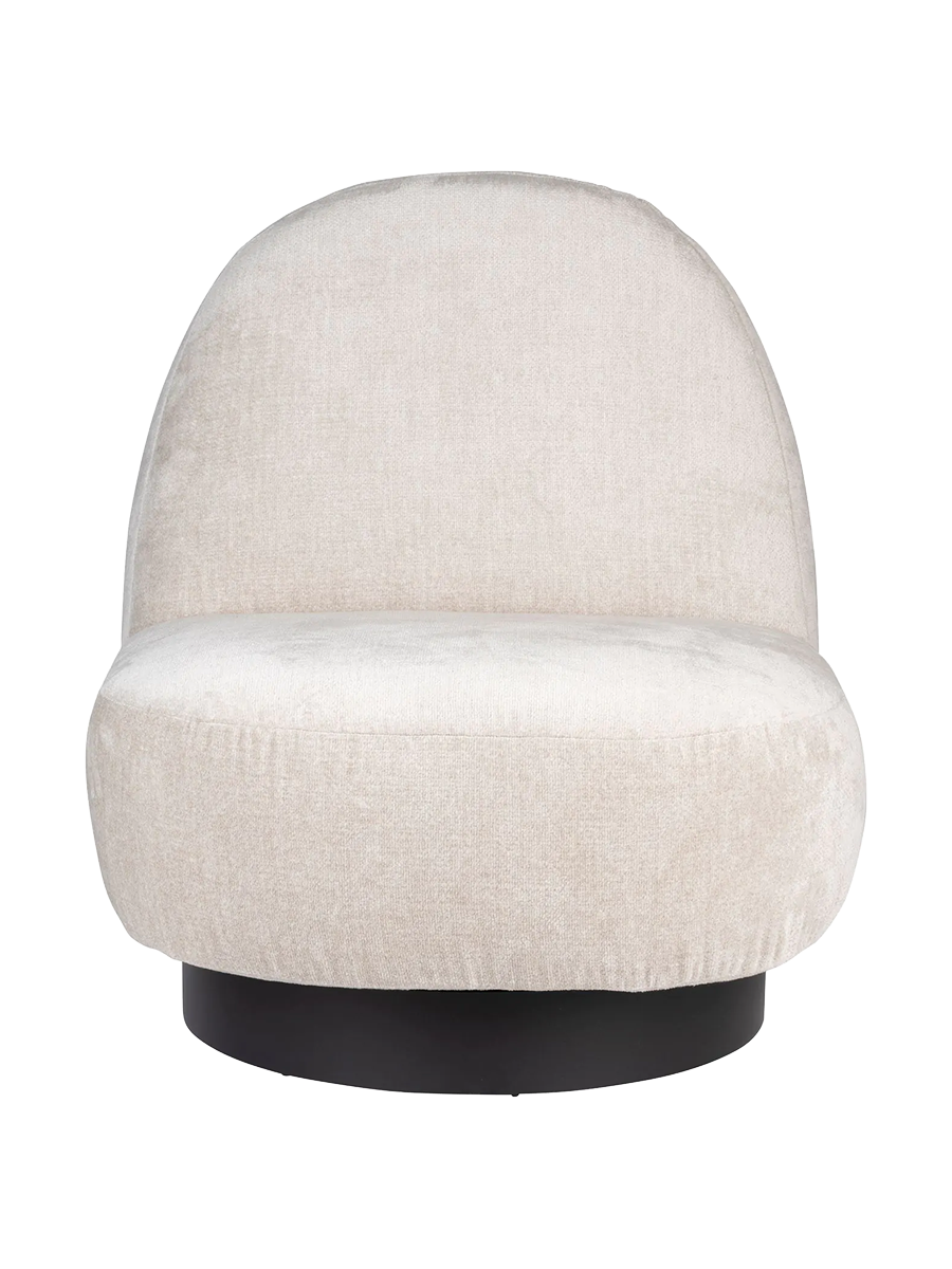 
Poltrona lounge di design girevole „Eden“ - Sabbia
