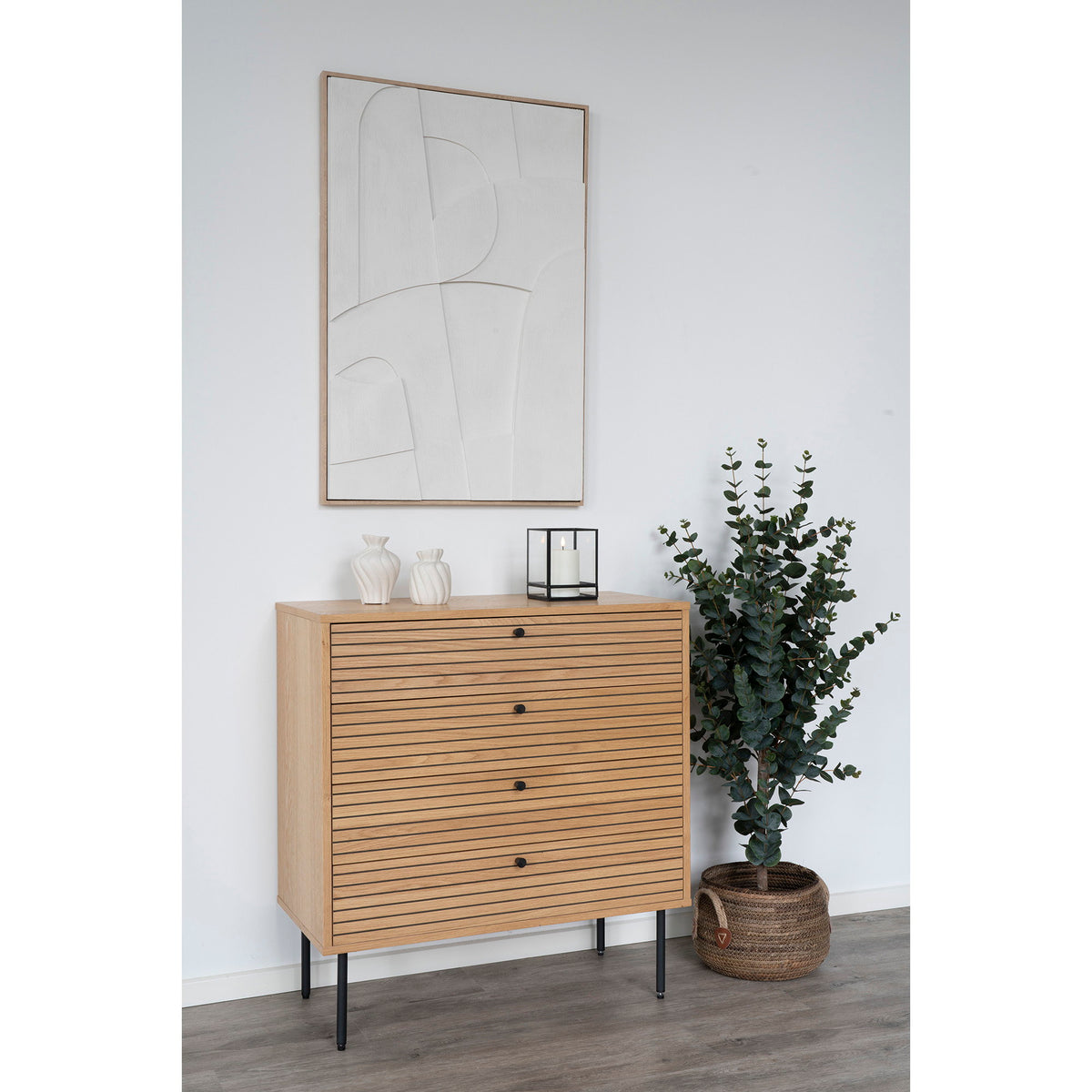
Cassettiera di design «Nokia» - Rovere Naturale