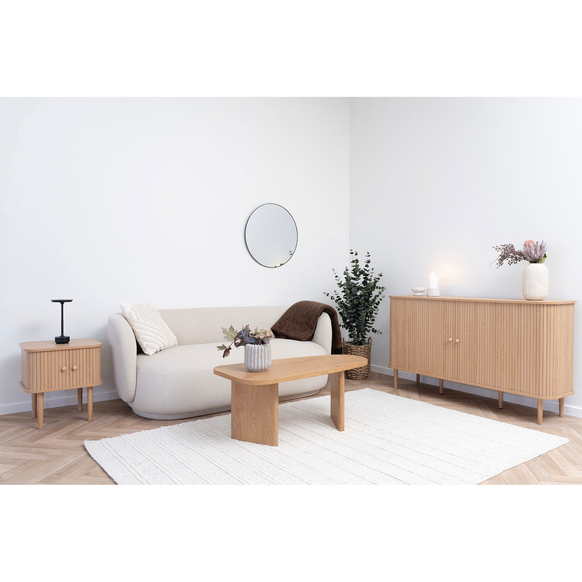 
Credenza di design «Niclas» a 2 ante - Naturale