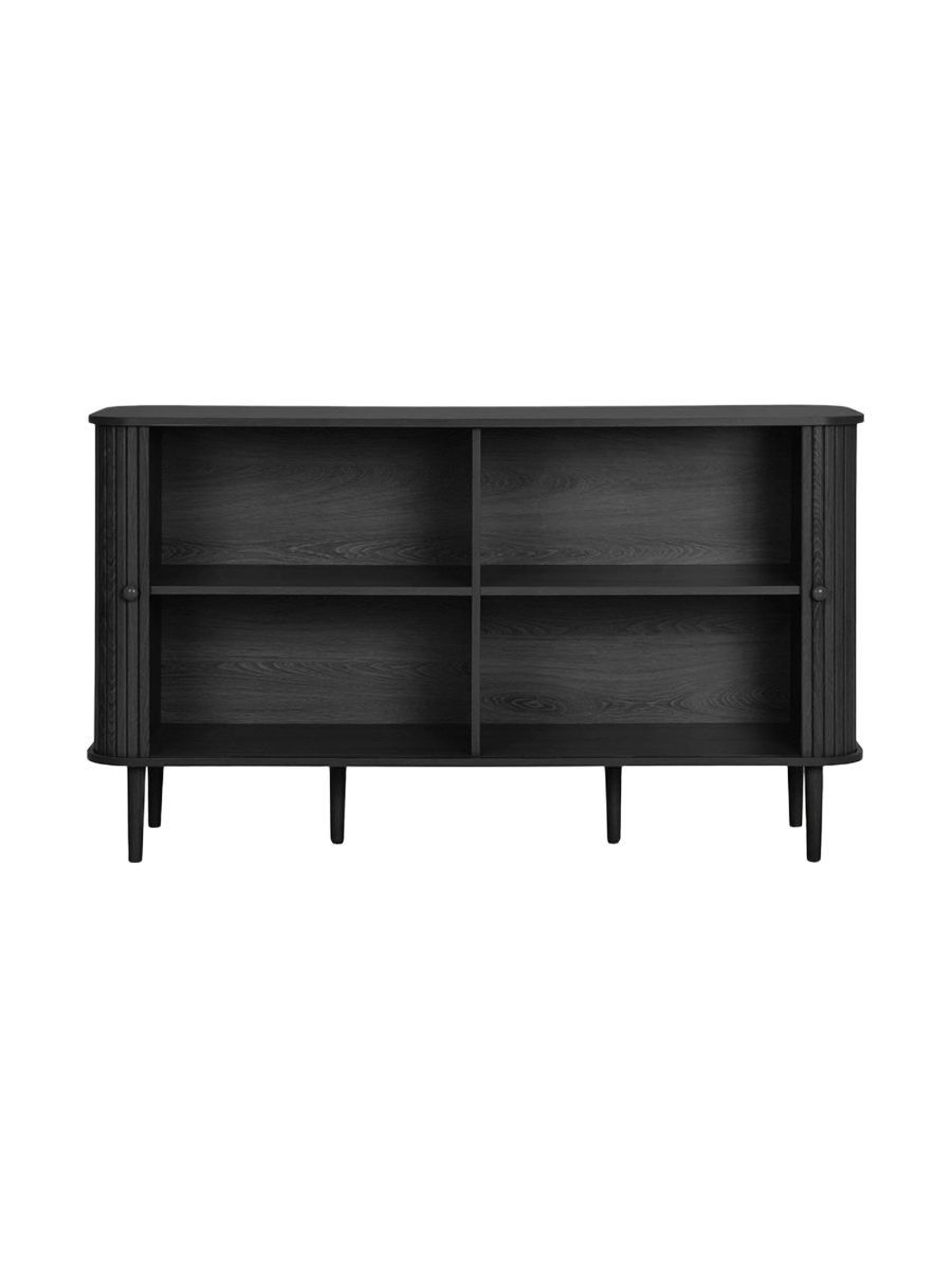 
Designer sideboard “Niclas” with 2 doors - Black