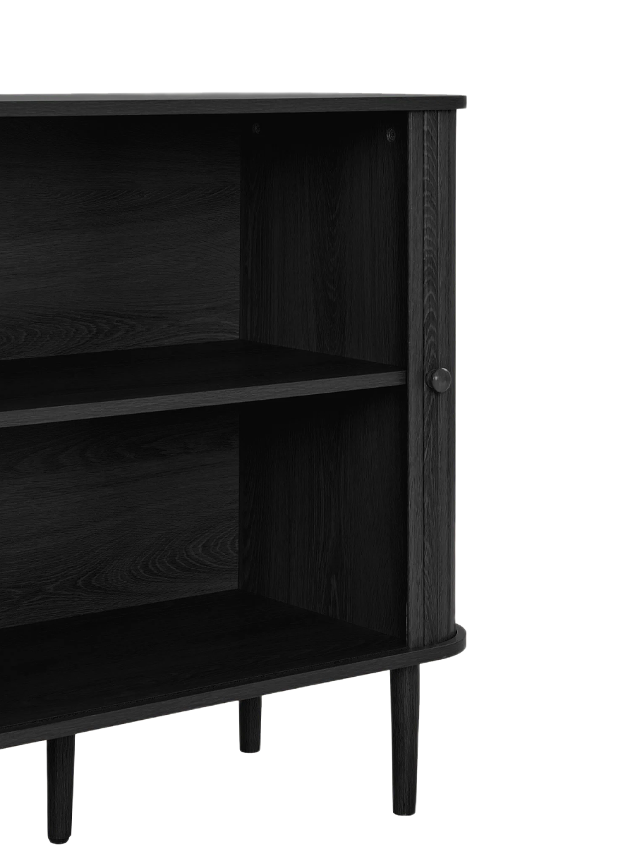
Designer sideboard “Niclas” with 2 doors - Black
