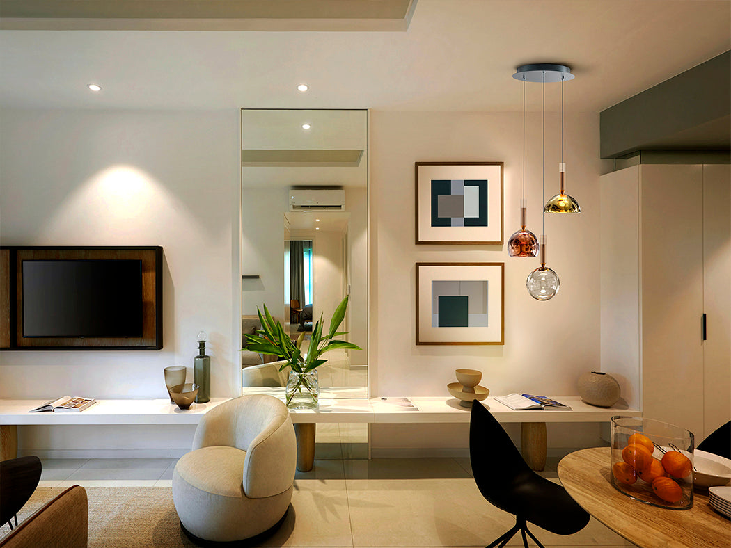 
LED Design Pendellampe „Charlize“ 3-flammig