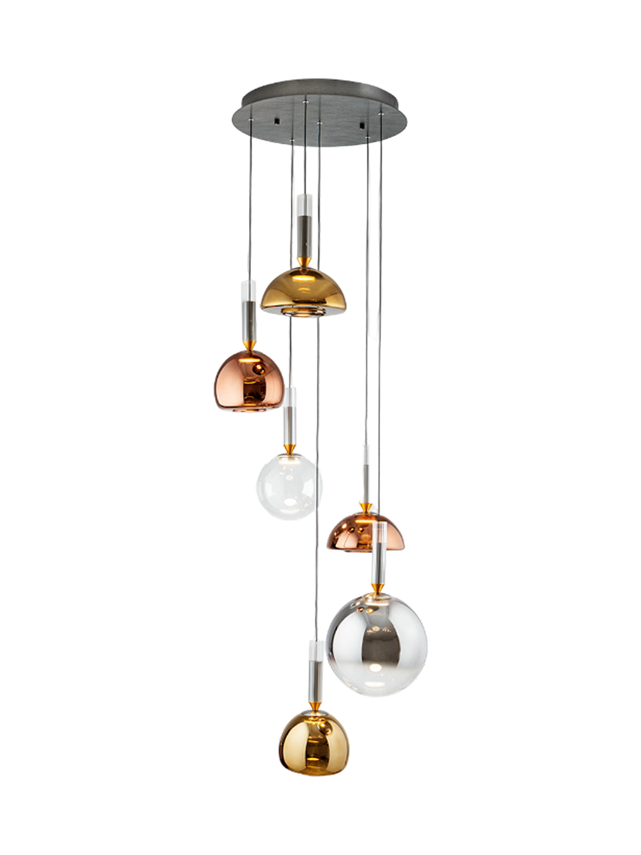 
LED Design Pendellampe „Charlize“ 6-flammig