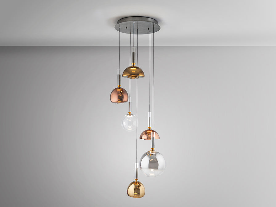
Lampada a sospensione di design a LED «Charlize», a 6 luci