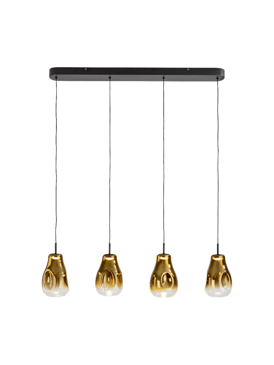 
LED designer pendant lamp “Aledis”, 4-light