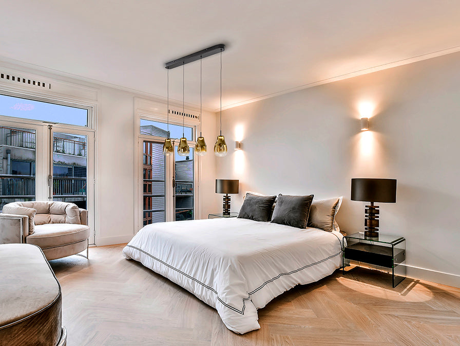 
Lampada a sospensione LED di design „Aledis“, a 4 luci