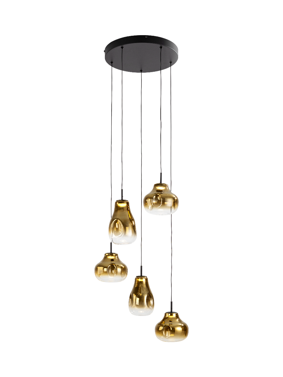 
LED Design Pendant Lamp “Aledis”, 5-Light
