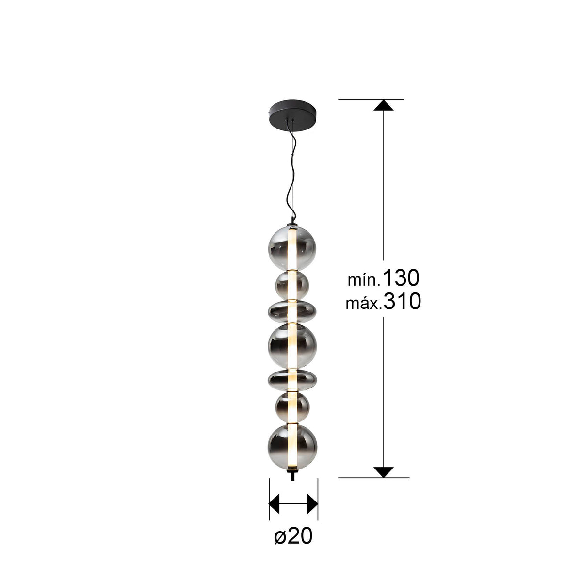 
Lampada a sospensione LED di design „Gladis“
