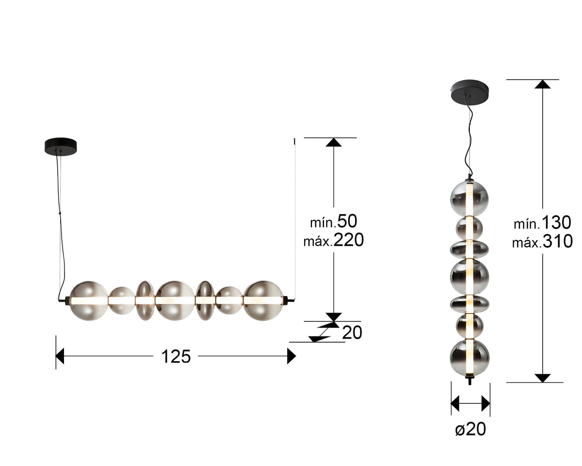 
Lampada a sospensione LED di design „Gladis“