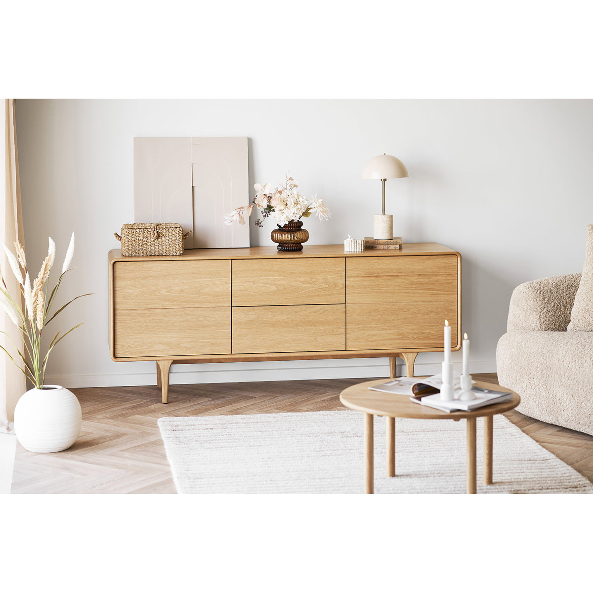 
Credenza di design «Darwin» - Rovere Naturale