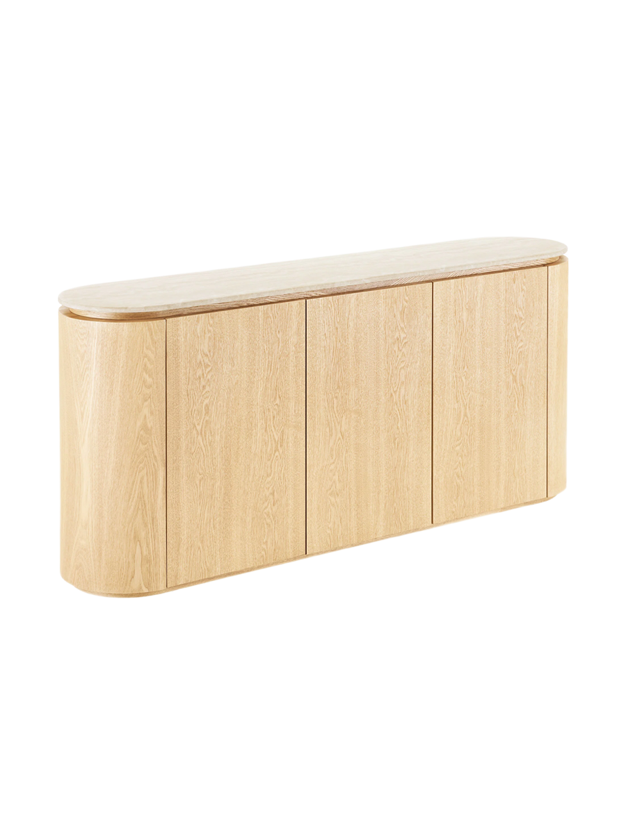 
Credenza di design «Larvik» con piano in granito