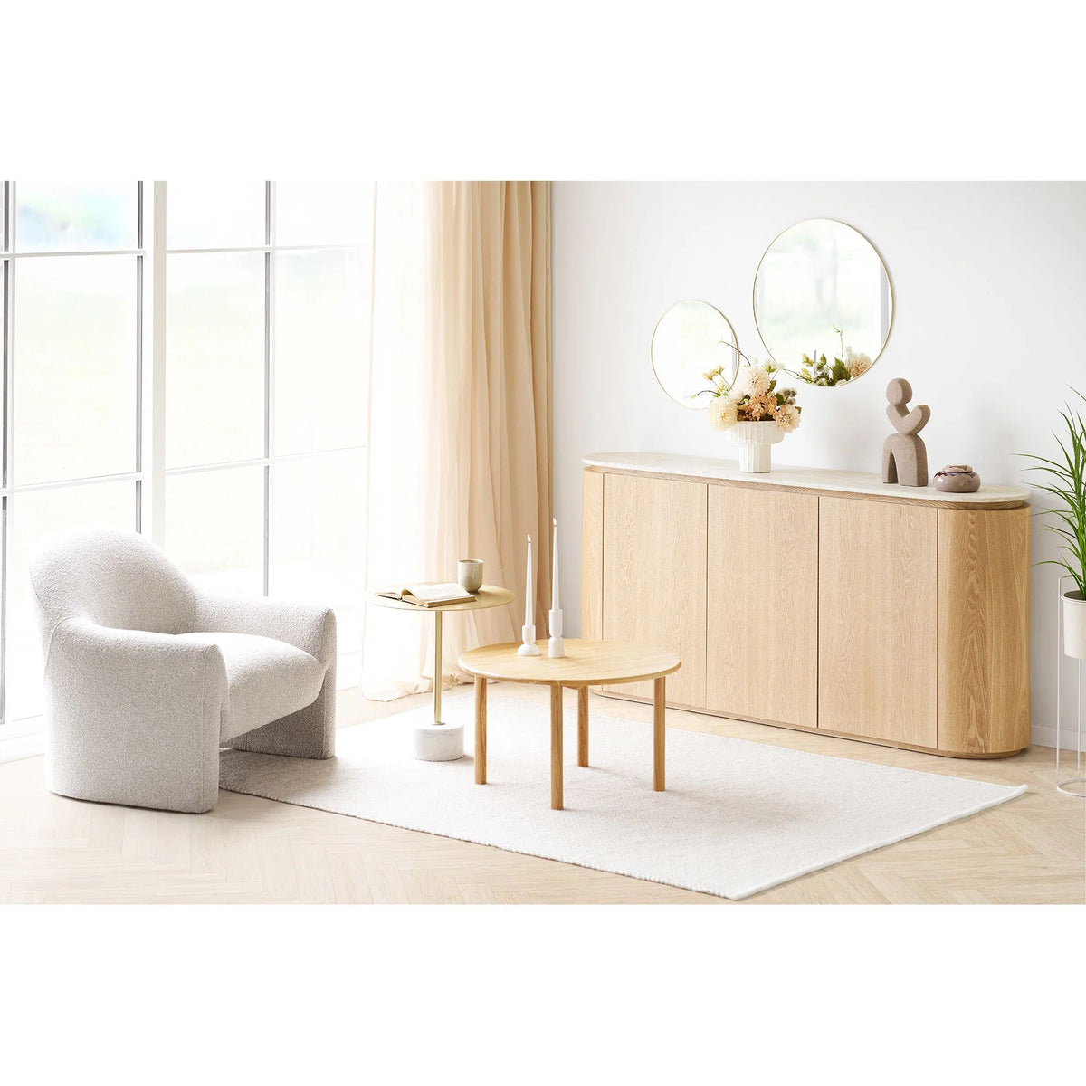
Credenza di design «Larvik» con piano in granito